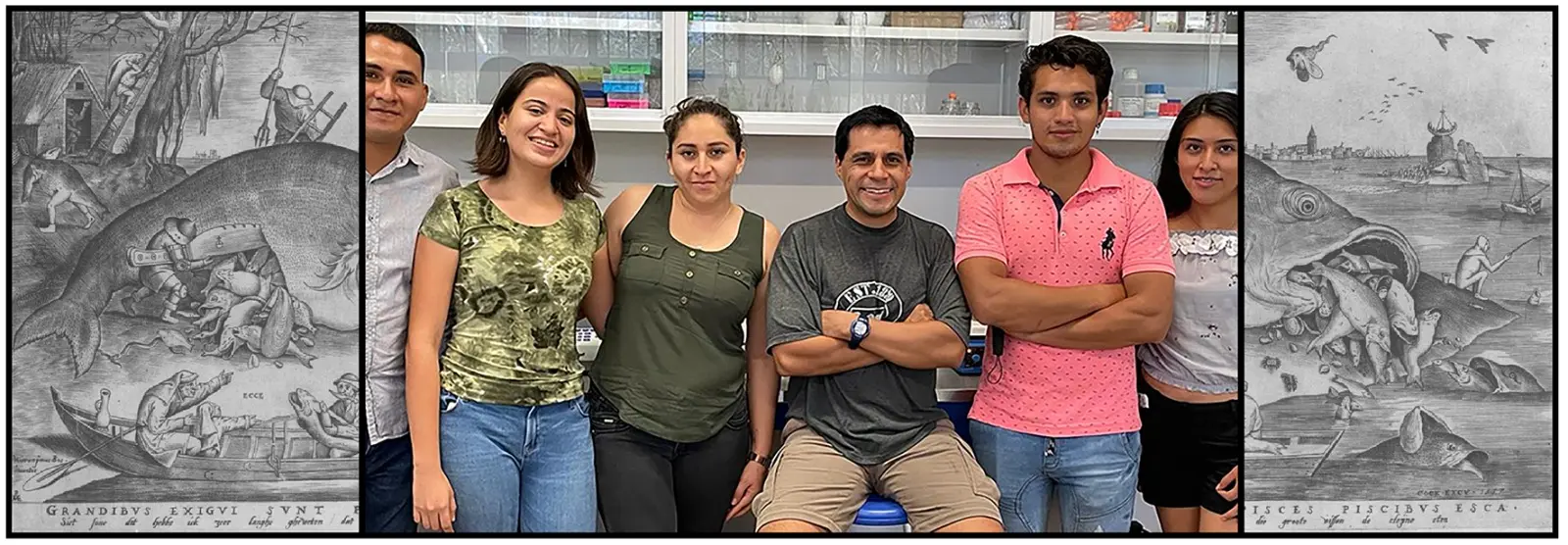 Fish laboratory team